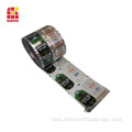 Moisture Proof Feature Sealable Printied Roll Film